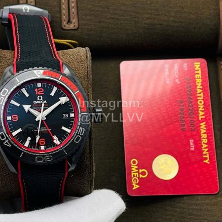 Omega Vs Factory Fashion Rubber Strap Watch