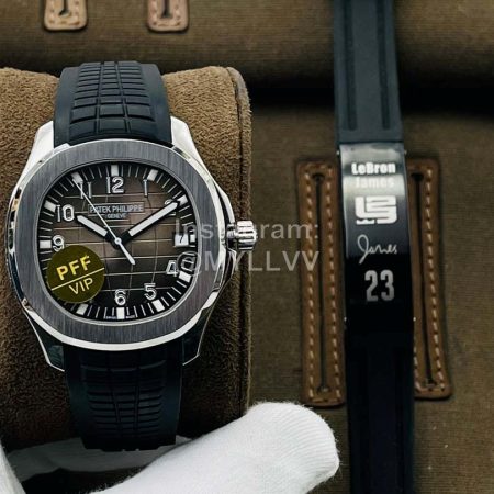 Patek Philippe Pff Factory 40mm Dial Rubber Strap Watch Black