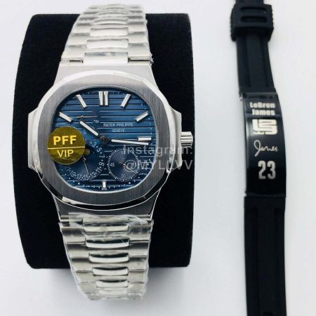 Patek Philippe Pff Factory 904l Steel 40mm Dial Watch Blue