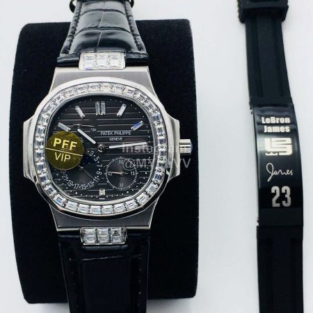 Patek Philippe Pff Factory 904l Steel 40mm Dial Diamond Watch