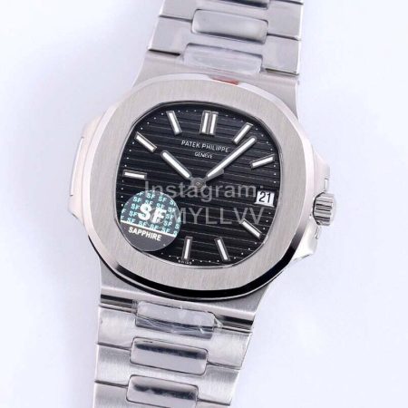 Patek Philippe Steel Strap Mechanical Watch For Men Black