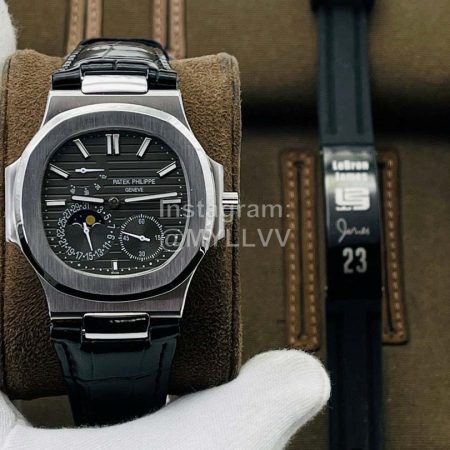 Patek Philippe Pff Factory 904l Steel Multifunctional Watch Black