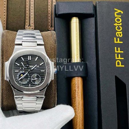 Patek Philippe Pff Factory Fashion Steel Strap Multifunctional Watch