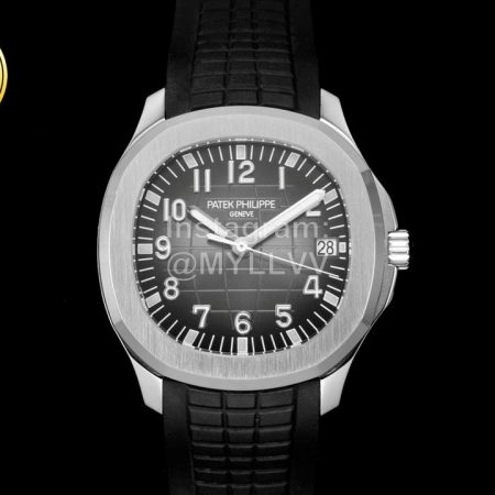 Patek Philippe Wy-3k Factory Black Rubber Strap Watch