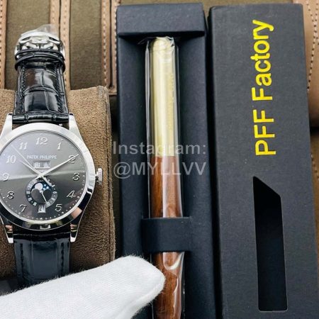Patek Philippe Pff Factory Sapphire Glass Multifunctional Watch Black