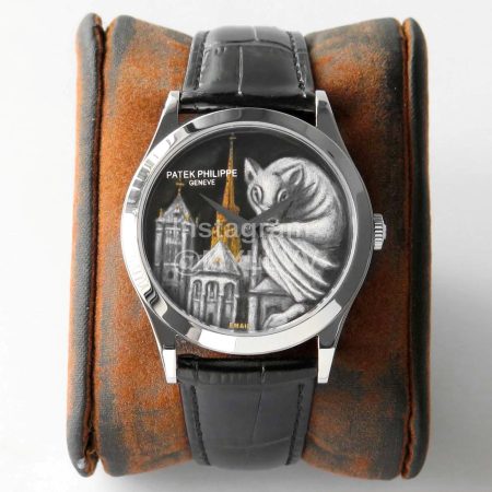 Patek Philippe Rare Handcrafts Leather Strap Watch