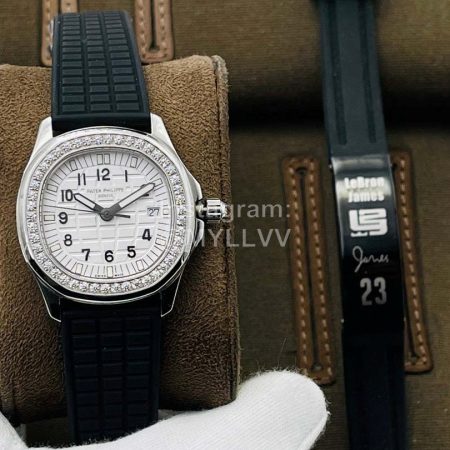 Patek Philippe Pff Factory Black Rubber Strap Diamond Watch