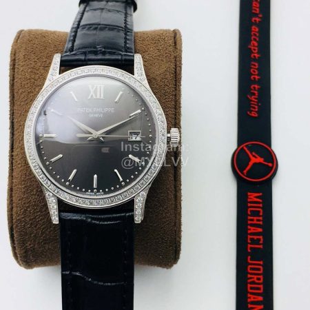 Patek Philippe Pff Factory Leather Strap 38mm Dial Watch