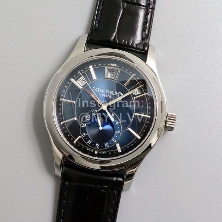 Patek Philippe Sapphire Glass Multifunctional Watch Navy