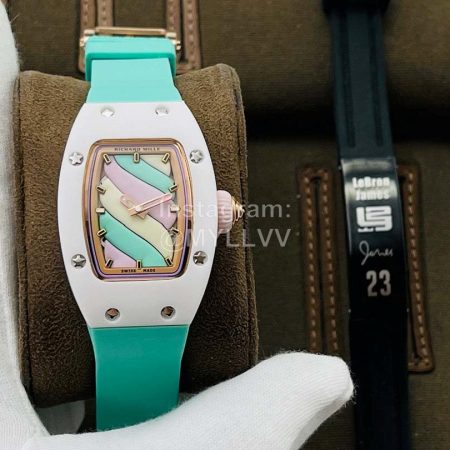 Richard Mille Rm Factory Enamel Dial Watch Green