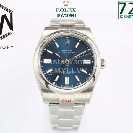 Rolex 904l Steel Sapphire Crystal Watch Navy