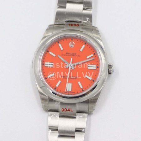 Rolex Ew Factory 904l Steel Sapphire Crystal Watch Orange
