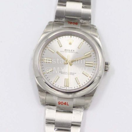 Rolex Ew Factory 904l Steel Sapphire Crystal Watch Silver