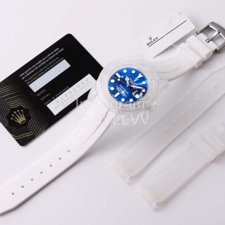 Rolex Phantomlab Tw Factory Rubber Strap Watch Dark Blue