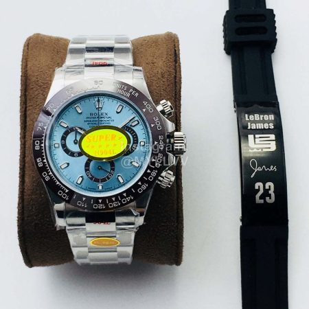 Rolex N Factory 904l Steel Sapphire Crystal Watch Blue