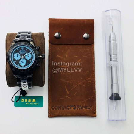 Rolex Dr Factory Sapphire Crystal Glass 904l Steel Watch