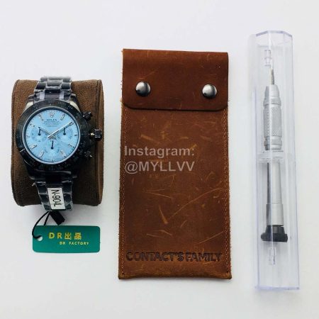 Rolex Dr Factory New Sapphire Crystal Glass 904l Steel Watch