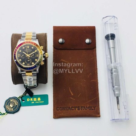 Rolex Dr Factory 40mm Dial 904l Steel Watch