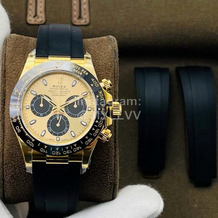 Rolex N Factory 904l Steel Sapphire Crystal Glass Watch Gold