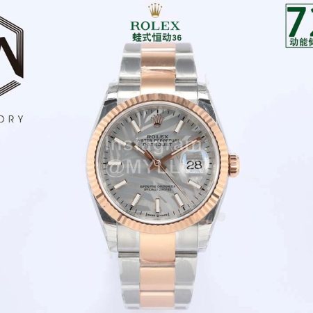 Rolex 904l Steel Sapphire Crystal Watch Rose Gold
