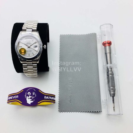 Rolex N9 Factory New 41mm Dial 904l Steel Watch