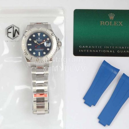 Rolex 904l Steel Sapphire Crystal Watch Blue
