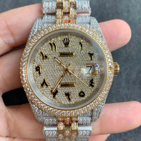 Rolex Diamond 41mm Dial 904l Steel Watch