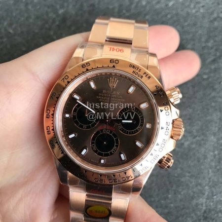 Rolex Steel Strap Multifunctional Watch Coffee