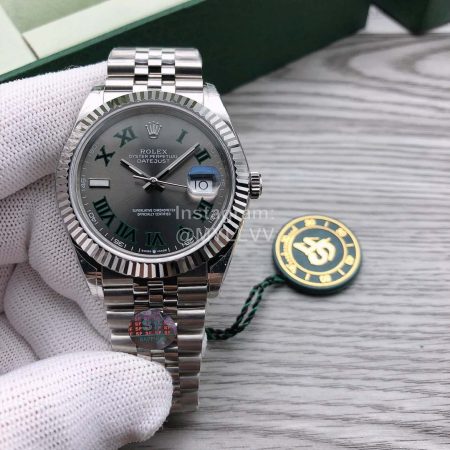 Rolex 904l Steel 50m Waterproof Watch For Men Gray