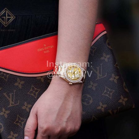 Rolex Pearlmaster Roman Digital Dial Watch Gold