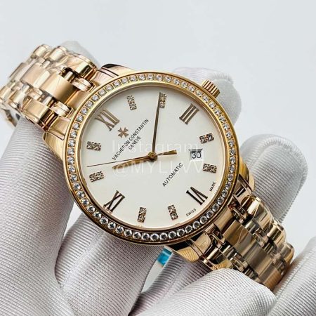 Vacheron Constantin Tw Factory 40mm Dial Steel Strap Watch White