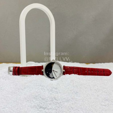 Van Cleef Arpels Vca Factory 38mm Dial Watch For Women Red