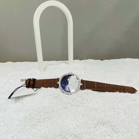 Van Cleef Arpels Vca Factory 38mm Dial Watch For Women Brown