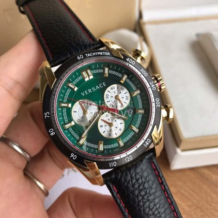 Versace Vdb Series Multifunctional Watch For Men Green