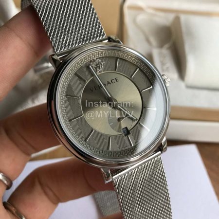 Versace Manifesto Vbq Series 42mm Dial Watch For Men